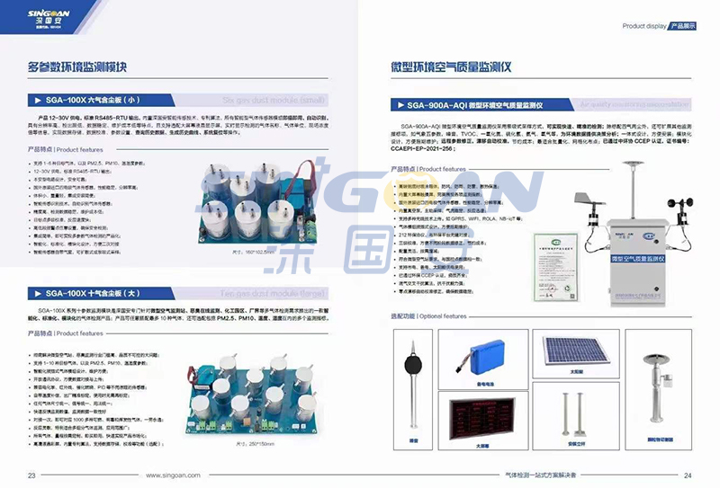 深國安2022氣體檢測儀新版畫冊(cè)